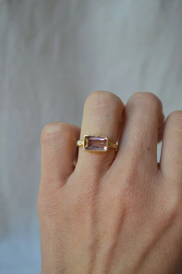 Rings Charlotte Wendes Tourmaline and Diamond Ring
