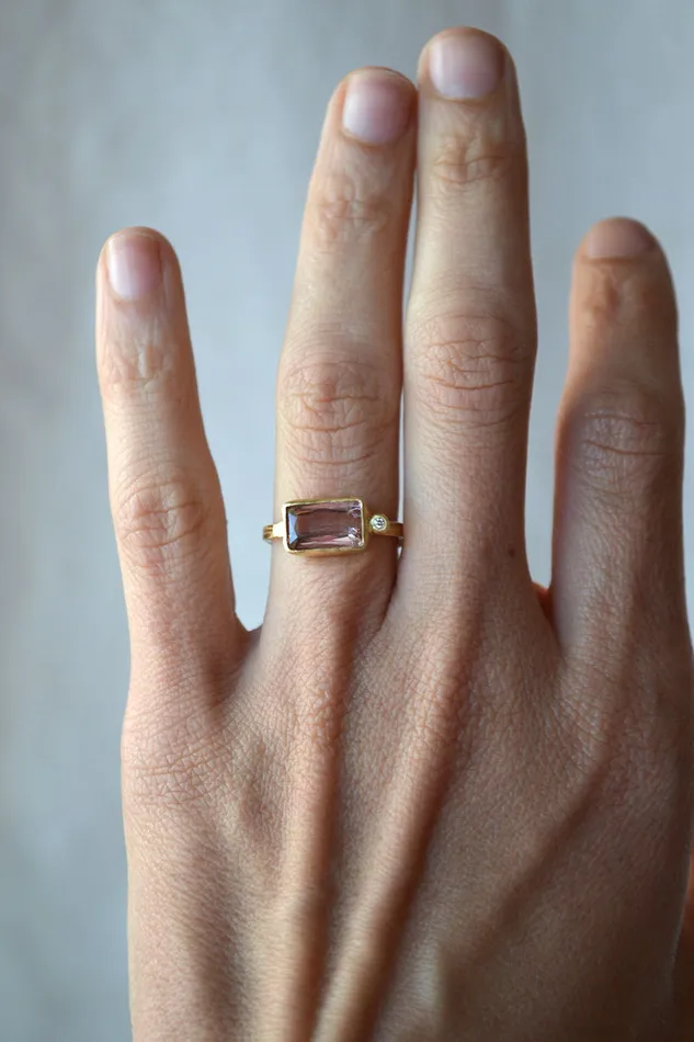 Rings Charlotte Wendes Tourmaline and Diamond Ring