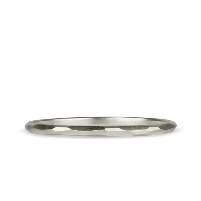 Rings Corey Egan Silver Thin Denali Bangle
