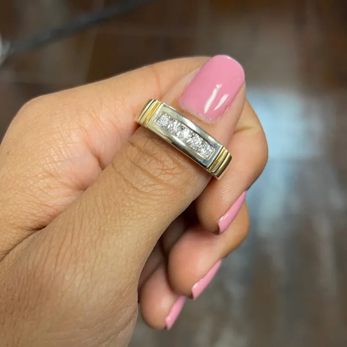 Rings Crown Jewels Coin Web Special Mens Diamond Band