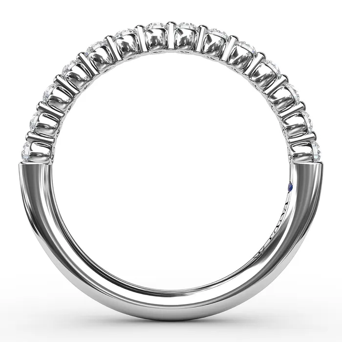 Rings FANA Fana 14K White Gold 028ctw Diamond Wedding Band