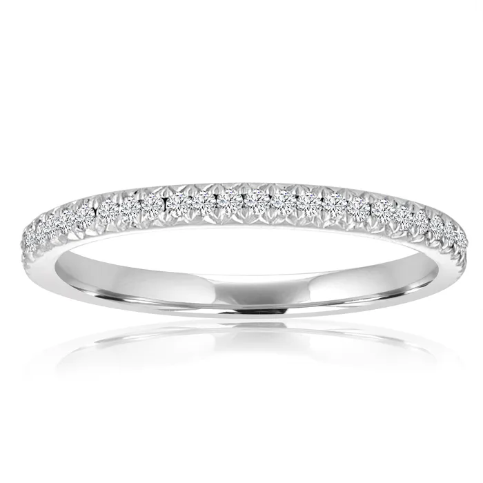 Rings FOREVERMARK US INC 14K White Gold 50ctw Forevermark Diamond Wedding Band
