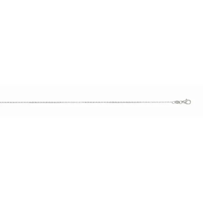 Rings Metal Marketplace Sterling Silver Rhodium Plating 11mm 18 Box Chain