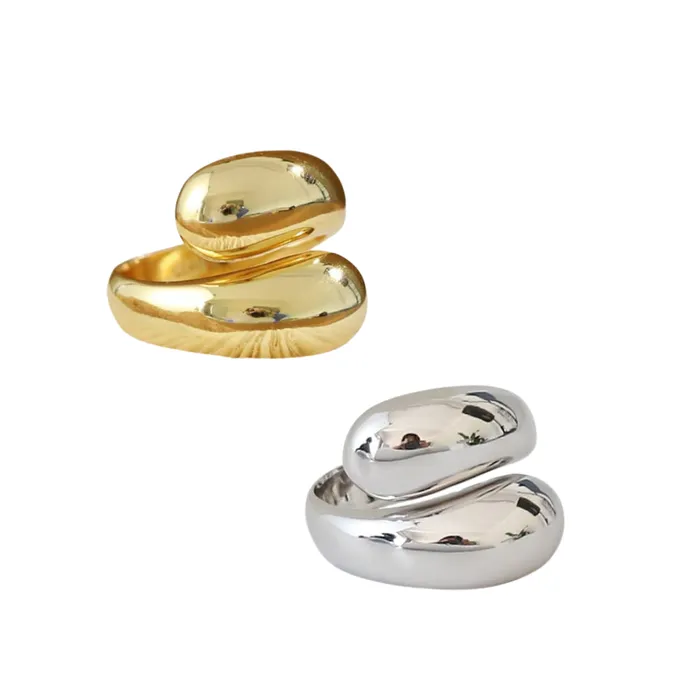 Rings pau jewelry Chunky double ring
