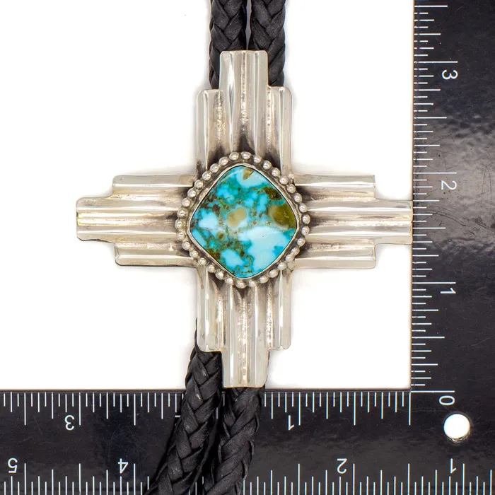 Rings Pricilla Apache Navajo Handmade Sterling Silver Turquoise Bolo Tie Crown Jewels Coin