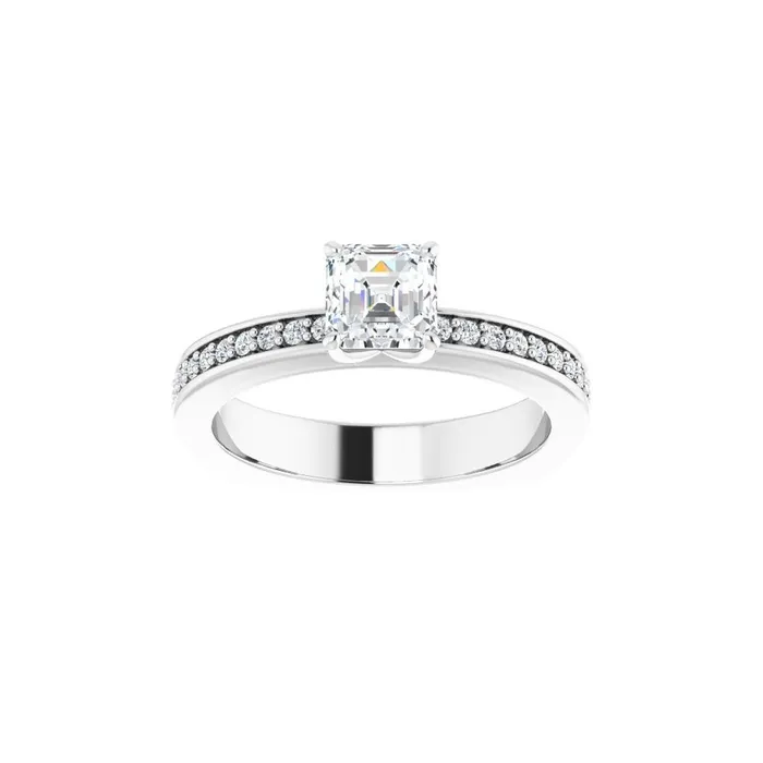 Rings STULLER Ever Ever 14K White Gold 15ctw 4 Prong Style Diamond SemiMount Engagement Ring