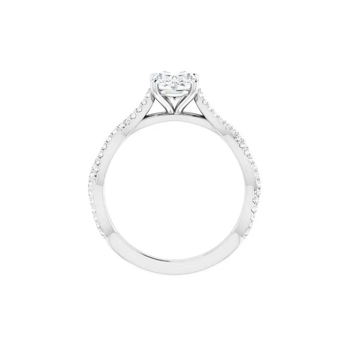 Rings STULLER Ever Ever 14K White Gold 20ctw 4 Prong Style Diamond SemiMount Engagement Ring Rings STULLER Ever Ever 14K White Gold 20ctw 4 Prong Style Diamond SemiMount Engagement Ring