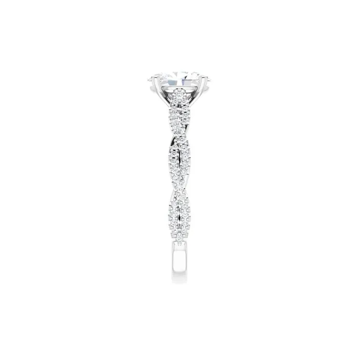 Rings STULLER Ever Ever 14K White Gold 20ctw 4 Prong Style Diamond SemiMount Engagement Ring Rings STULLER Ever Ever 14K White Gold 20ctw 4 Prong Style Diamond SemiMount Engagement Ring