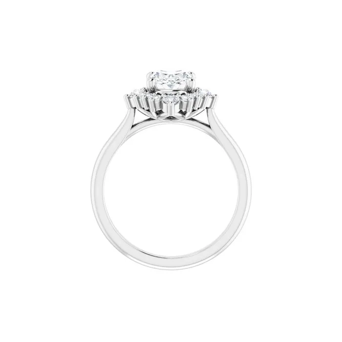 Rings STULLER Ever Ever 14K White Gold 33ctw Oval Tiara Halo Style Diamond SemiMount Engagement Ring Rings STULLER Ever Ever 14K White Gold 33ctw Oval Tiara Halo Style Diamond SemiMount Engagement Ring