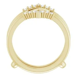 Rings STULLER Ever Ever 14K Yellow Gold 25ctw Diamond Ring Guard Rings STULLER Ever Ever 14K Yellow Gold 25ctw Diamond Ring Guard