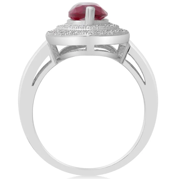 Rings Teeda RZ1644 Marquise Cut Micropav Cubic Zirconia Ring