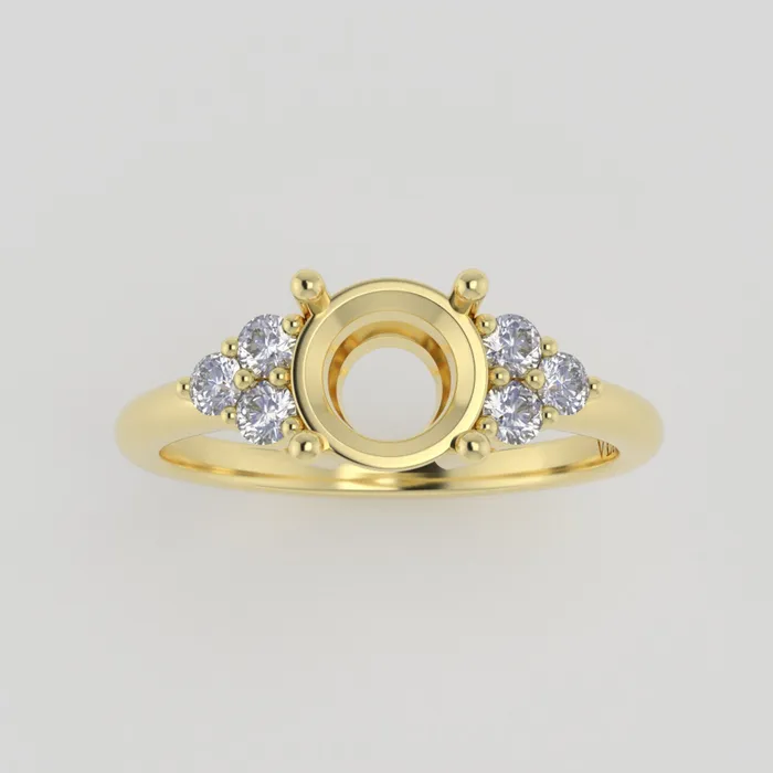 Rings The Calisto 14k Yellow Size 6 Stone CLR5 Sand Dune Ring Box Custom Engraving 0 VENVS Rings The Calisto 14k Yellow Size 6 Stone CLR5 Sand Dune Ring Box Custom Engraving 0 VENVS