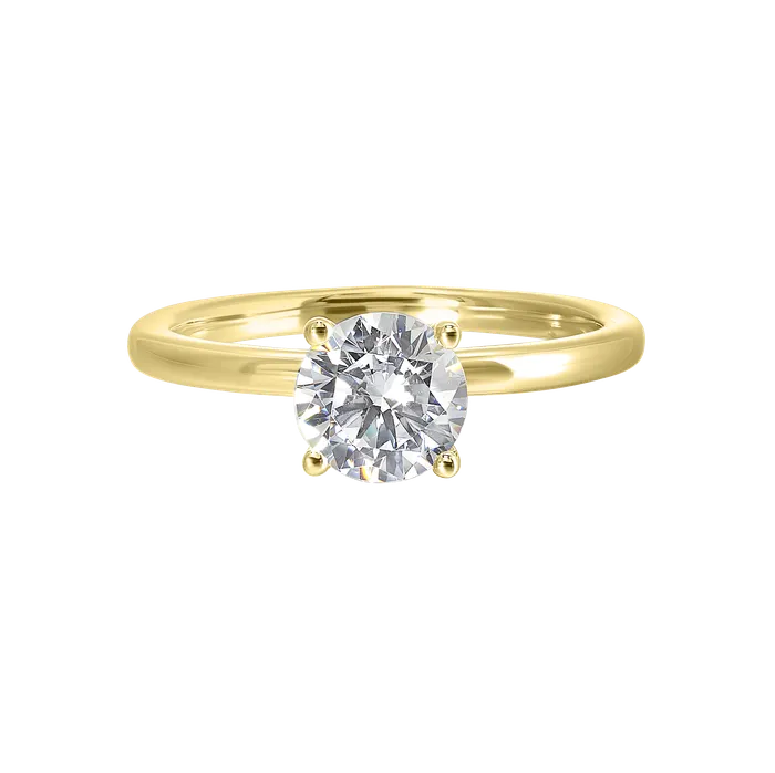 Rings ThollotColorado Cut 14K Yellow Gold 10ctw 4 Prong Style Diamond SemiMount Engagement Ring GEMS ONE CORPRATION Rings ThollotColorado Cut 14K Yellow Gold 10ctw 4 Prong Style Diamond SemiMount Engagement Ring GEMS ONE CORPRATION