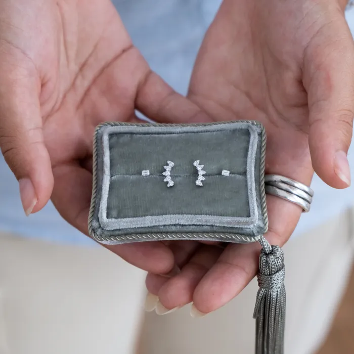 Rings Velvet Ring box Tassel Love Rules Vivien Frank Designs