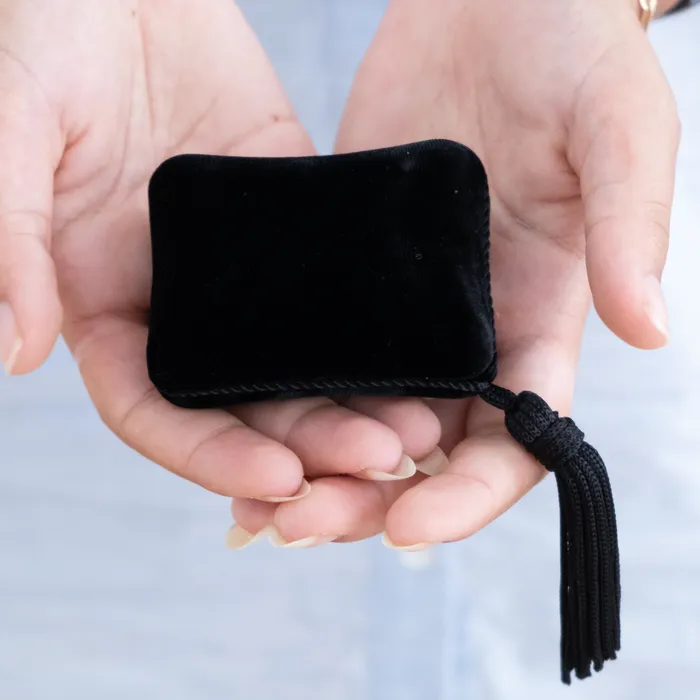 Rings Velvet Ring box Tassel Love Rules Vivien Frank Designs