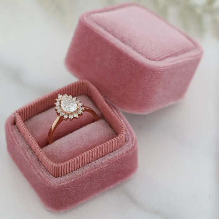 Rings VENVS The Luna 14k Yellow Size 6 Stone MQ22 Pink Ring Box Custom Engraving 0 Rings VENVS The Luna 14k Yellow Size 6 Stone MQ22 Pink Ring Box Custom Engraving 0
