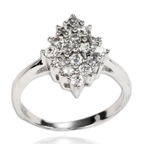 RZ7043 MarquiseShaped Cluster Ring Teeda Rings