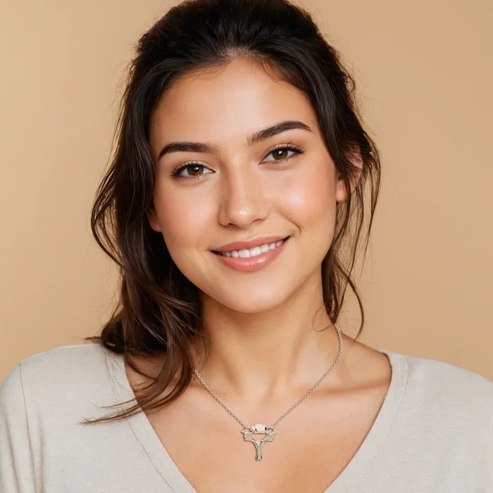 sciencejewelry1824 Necklaces cervical vertebra necklace silver