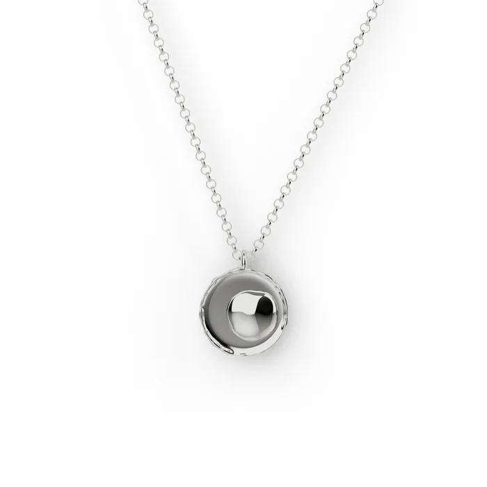 sciencejewelry1824 Necklaces lymphocyte necklace silver
