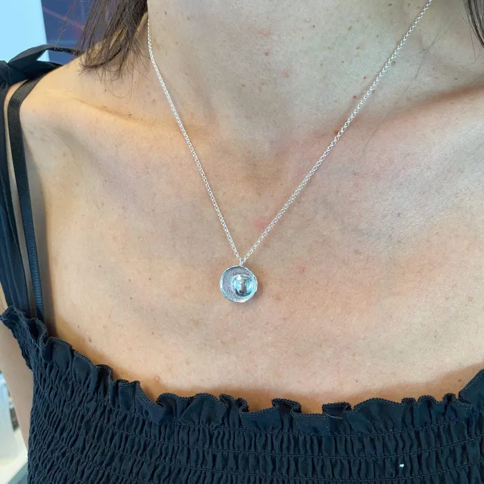 sciencejewelry1824 Necklaces lymphocyte necklace silver