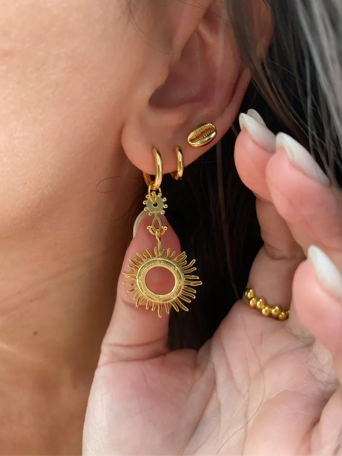 Seashell stud earrings pau jewelry Earrings