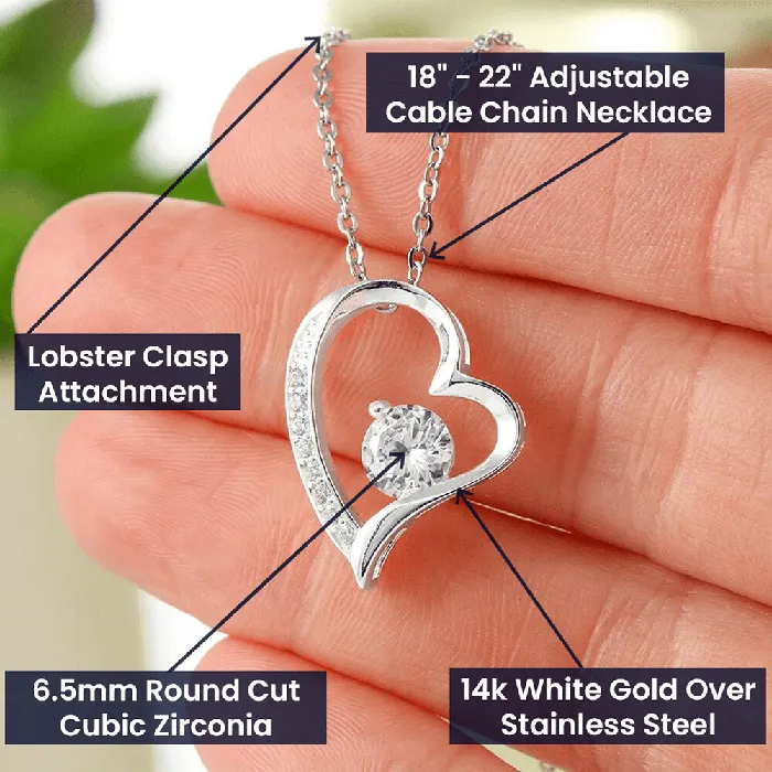 ShineOn Fulfillment Gift Idea For Girlfriend Who Has Everything Open Heart Pendant Necklace Sentimental and Romantic Christmas Valentines Day Birthday or Anniversary Present Necklaces