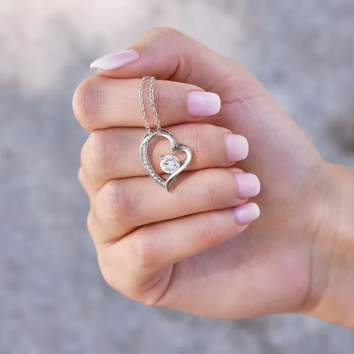 ShineOn Fulfillment Necklaces Gift For Soulmate Open Heart Pendant Necklace Sentimental and Romantic Christmas Valentines Day Birthday or Anniversary Present