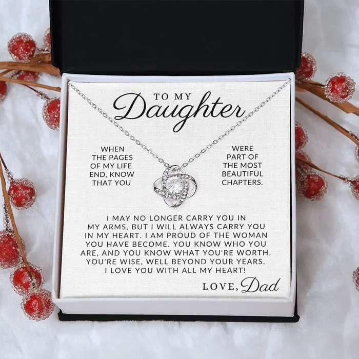ShineOn Fulfillment Necklaces The Best Part To My Daughter From Dad Gift Father to Daughter Necklace
