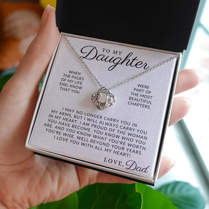 ShineOn Fulfillment Necklaces The Best Part To My Daughter From Dad Gift Father to Daughter Necklace