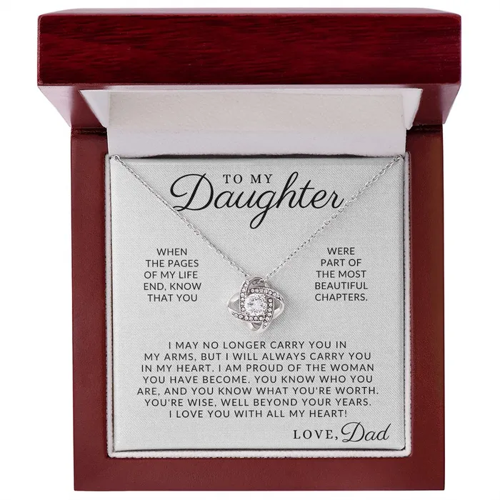 ShineOn Fulfillment Necklaces The Best Part To My Daughter From Dad Gift Father to Daughter Necklace