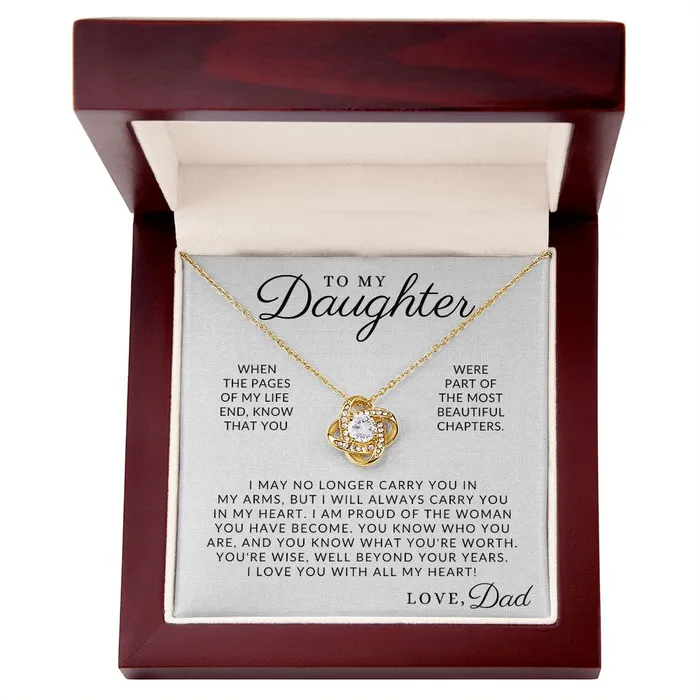 ShineOn Fulfillment Necklaces The Best Part To My Daughter From Dad Gift Father to Daughter Necklace