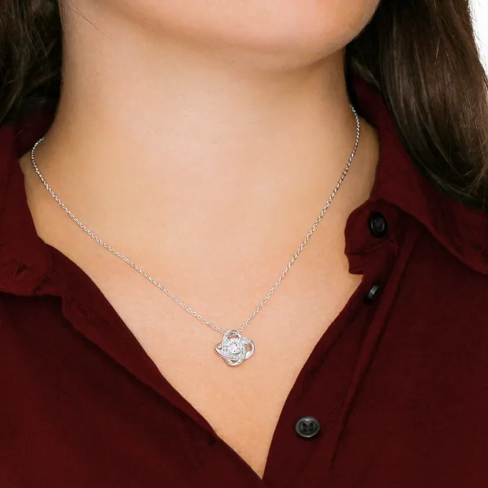 ShineOn Fulfillment Necklaces To My Wonderful Mother In Law Love Knot Pendant Necklace The Perfect Gift for Your Mother In Law
