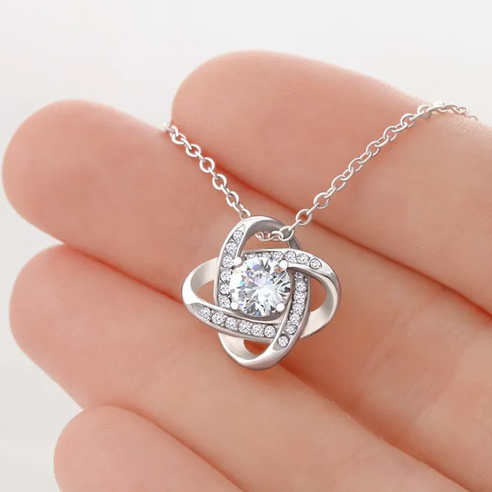 ShineOn Fulfillment Necklaces To My Wonderful Mother In Law Love Knot Pendant Necklace The Perfect Gift for Your Mother In Law