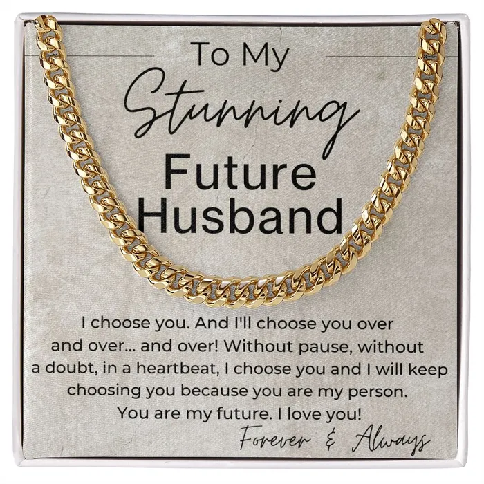 ShineOn Fulfillment Necklaces You Are My Future Gift for Future Husband Linked Chain Necklace ShineOn Fulfillment Necklaces You Are My Future Gift for Future Husband Linked Chain Necklace