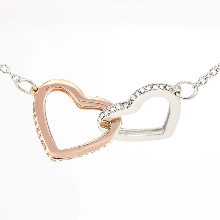 ShineOn Fulfillment To Me You Are a Sister Gift for My Sister From Another Mister Interlocking Heart Pendant Necklace Necklaces