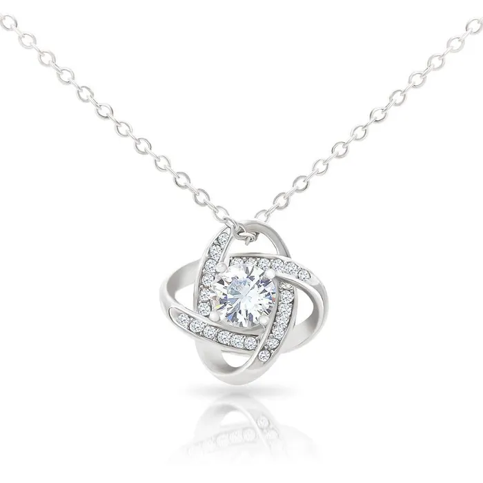 ShineOn Fulfillment To My Amazing Auntie Love Knot Pendant Necklace The Perfect Gift For Aunt Necklaces