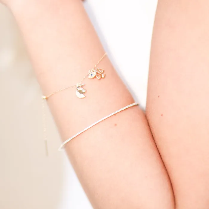 Storyteller by Vintage Magnality Bracelets Stunning Stackable 1 2 3 CTW Natural or LabDiamond Bangle 8 Bracelet Solid 14K White Rose Yellow Gold