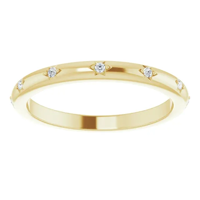 Storyteller by Vintage Magnality Natural Diamond Eternity Band Ring 06 CTW Solid 14K White Yellow Rose Gold Rings
