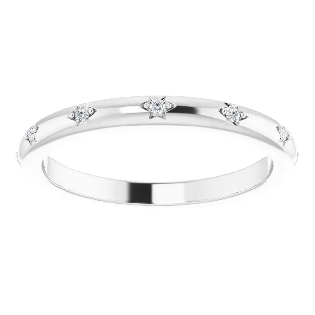 Storyteller by Vintage Magnality Natural Diamond Eternity Band Ring 06 CTW Solid 14K White Yellow Rose Gold Rings