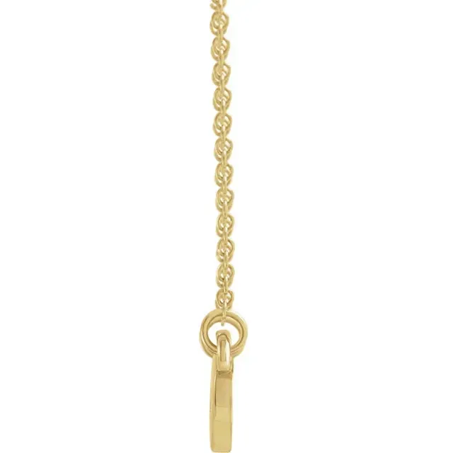 Storyteller by Vintage Magnality Necklaces Full Heart Natural Diamond 16 Necklace Solid 14K Rose White Yellow Gold or Silver