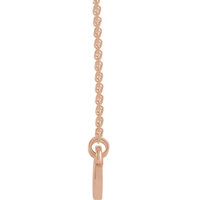 Storyteller by Vintage Magnality Necklaces Full Heart Natural Diamond 16 Necklace Solid 14K Rose White Yellow Gold or Silver