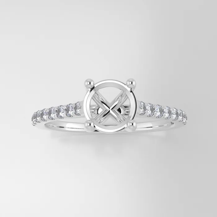 The Aurora 14k White Size 10 Stone CLR21 Rainforest Ring Box Custom Engraving 0 VENVS Rings The Aurora 14k White Size 10 Stone CLR21 Rainforest Ring Box Custom Engraving 0 VENVS Rings