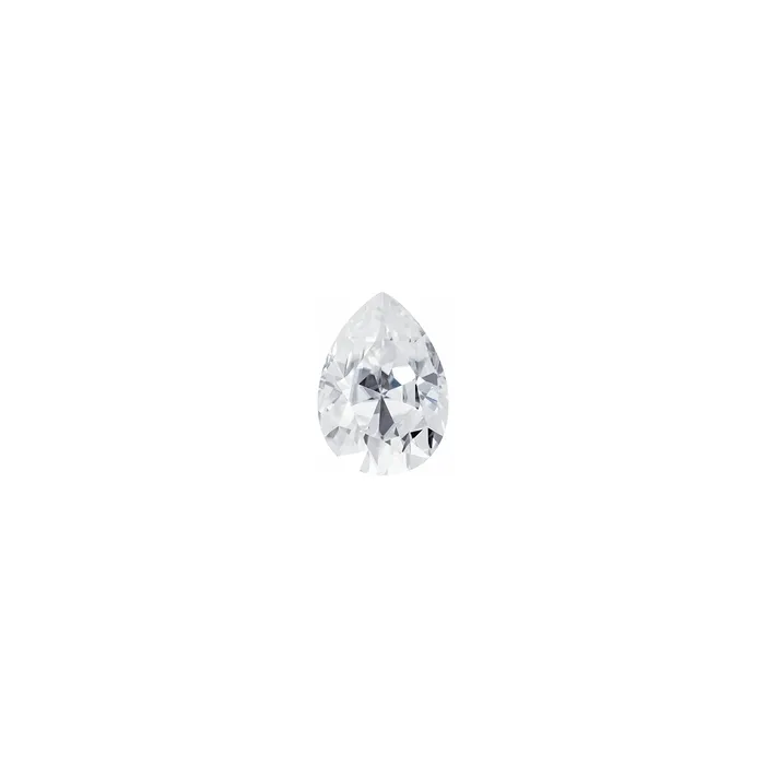 The Estelle 14k White Size 75 Stone Moissanite Pear 7x5mm Rainforest Ring Box Custom Engraving 0 VENVS Rings The Estelle 14k White Size 75 Stone Moissanite Pear 7x5mm Rainforest Ring Box Custom Engraving 0 VENVS Rings