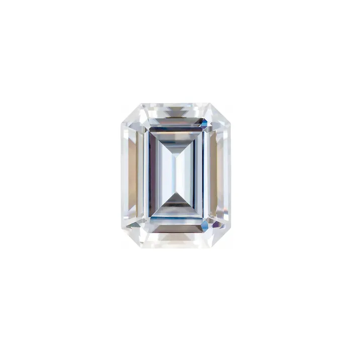 The Leda 18k Yellow Size 95 Stone Moissanite Emerald 85x65mm Green Ring Box Custom Engraving 0 VENVS Rings