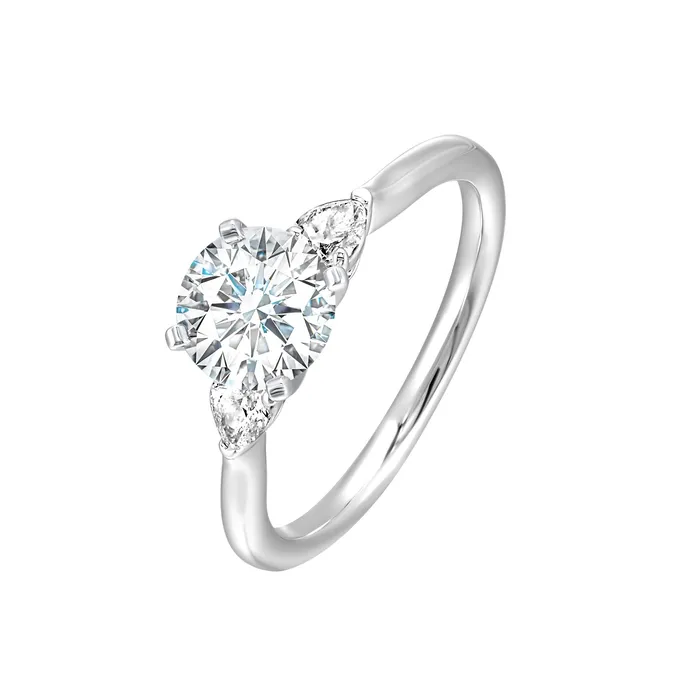 ThollotColorado Cut 14K White Gold 033ctw 4 Prong Style Diamond SemiMount Engagement Ring GEMS ONE CORPRATION Rings ThollotColorado Cut 14K White Gold 033ctw 4 Prong Style Diamond SemiMount Engagement Ring GEMS ONE CORPRATION Rings