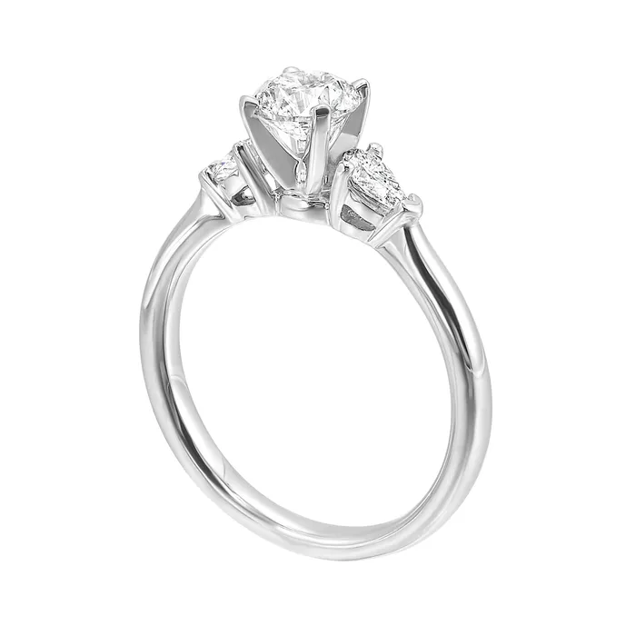 ThollotColorado Cut 14K White Gold 033ctw 4 Prong Style Diamond SemiMount Engagement Ring GEMS ONE CORPRATION Rings ThollotColorado Cut 14K White Gold 033ctw 4 Prong Style Diamond SemiMount Engagement Ring GEMS ONE CORPRATION Rings