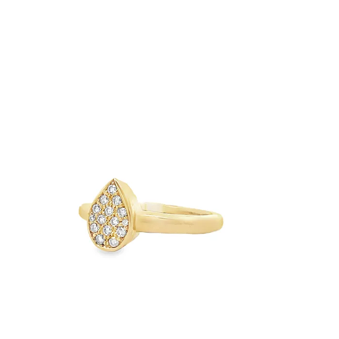 Thollot Custom Originals In Stock Only Thollot Custom Original 14K Yellow Gold 011ctw Pave Diamond Fashion Ring Rings Thollot Custom Originals In Stock Only Thollot Custom Original 14K Yellow Gold 011ctw Pave Diamond Fashion Ring Rings