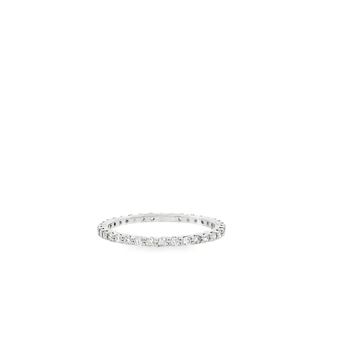 Thollot Diamonds and Jewelry Estate Rings Estate 14K White Gold 50ctw Diamond Eternity Band Thollot Diamonds and Jewelry Estate Rings Estate 14K White Gold 50ctw Diamond Eternity Band