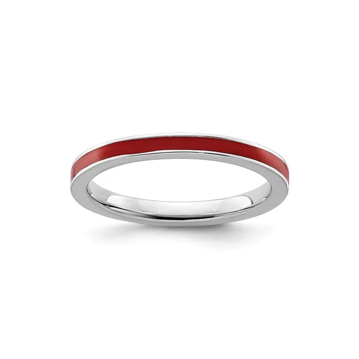 University of Houston Red Enamel Ring SCHOOL SPIRIT JEWELRY Rings