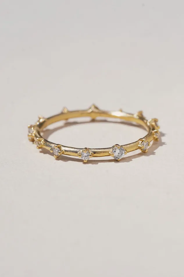 Valley Rose Rings Galaxy Ring